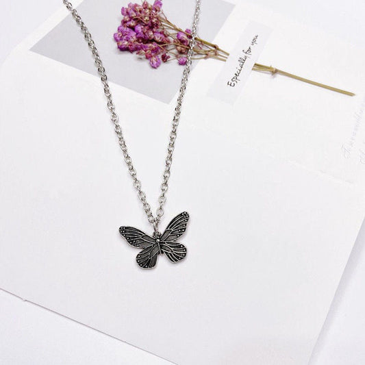 Vintage Butterfly Necklace