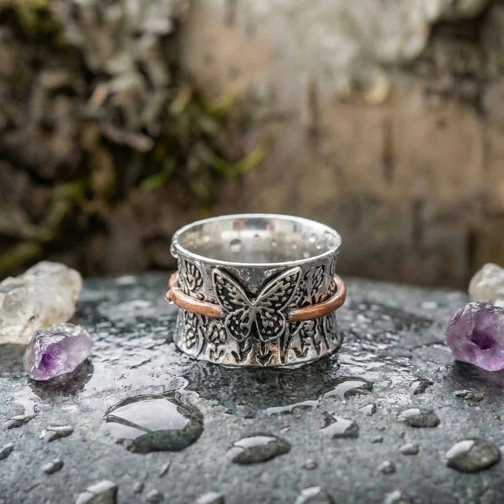 Vintage Butterfly Ring