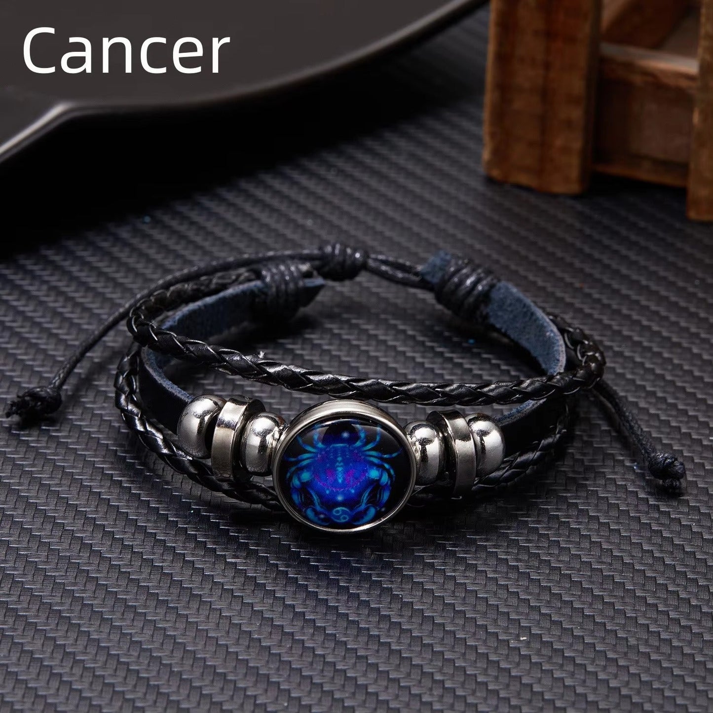 Vintage Cancer Zodiac Bracelet