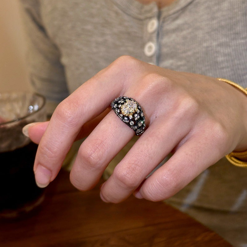 Vintage Crystal Ring