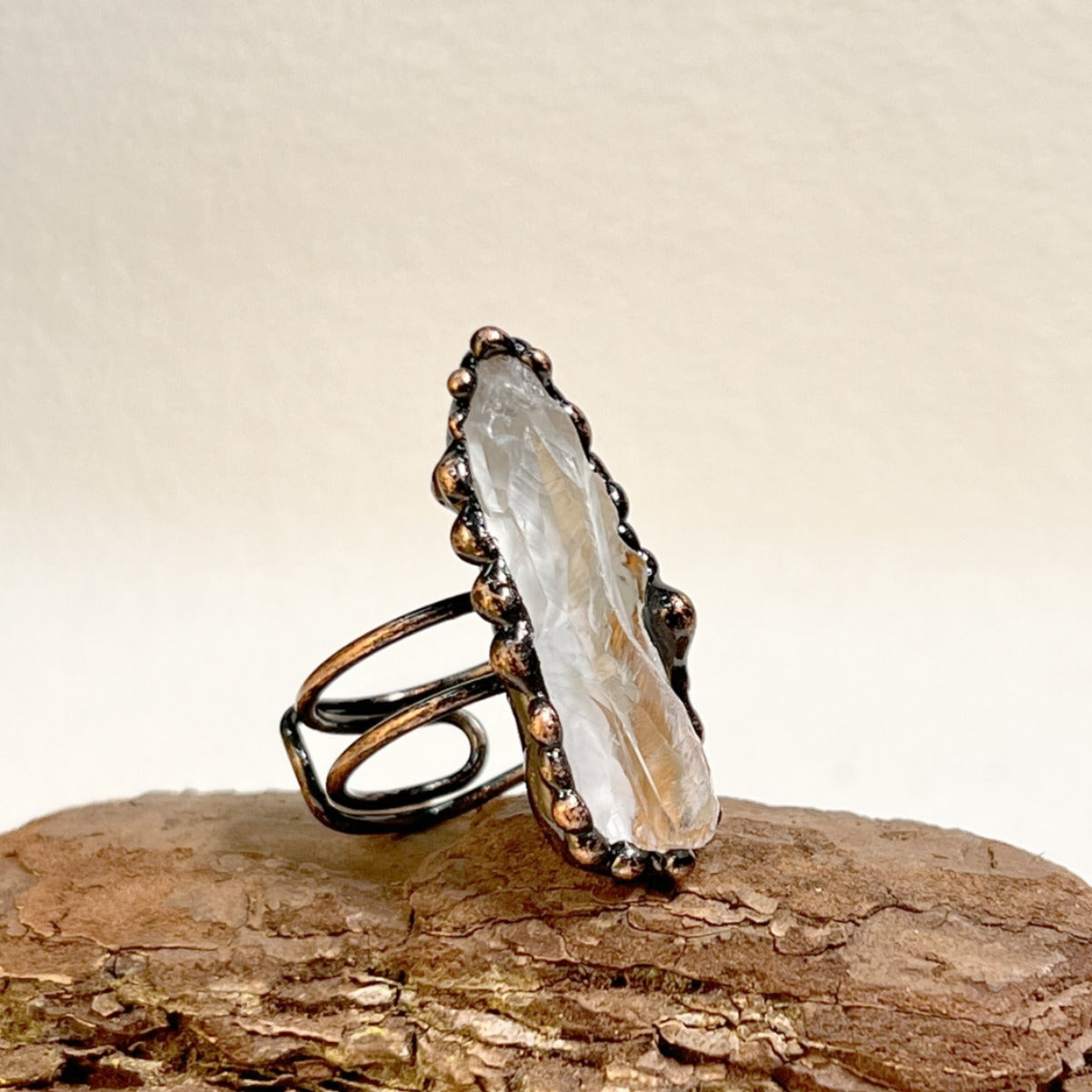 Vintage Crystal Statement Ring
