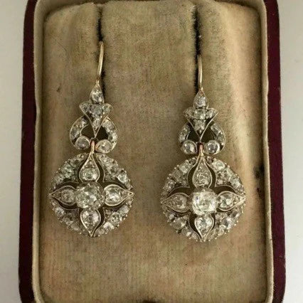 Vintage Diamond Earrings