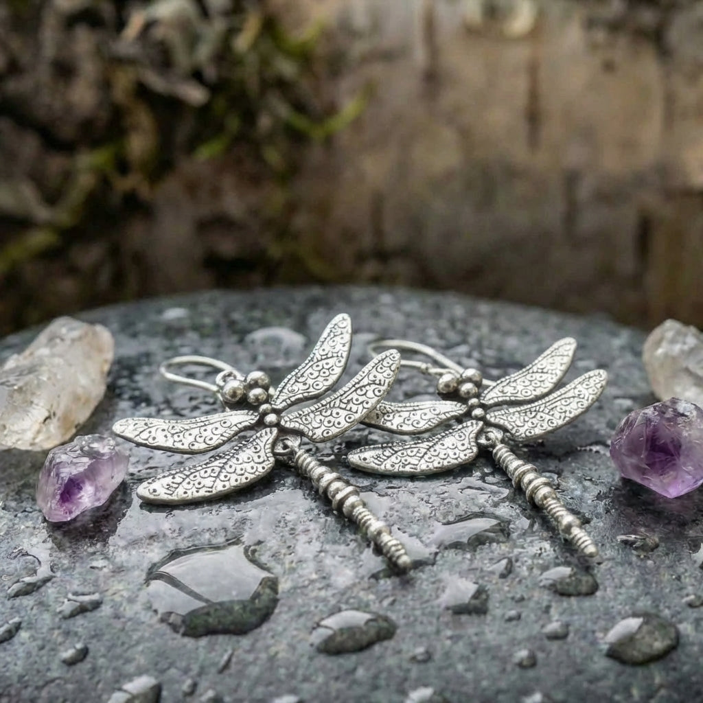 Vintage Dragonfly Earrings