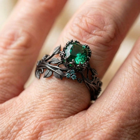 Emerald Statement Ring