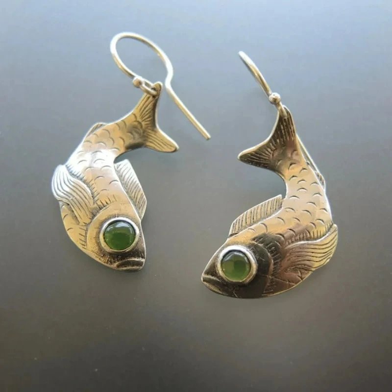 Vintage Fish Earrings