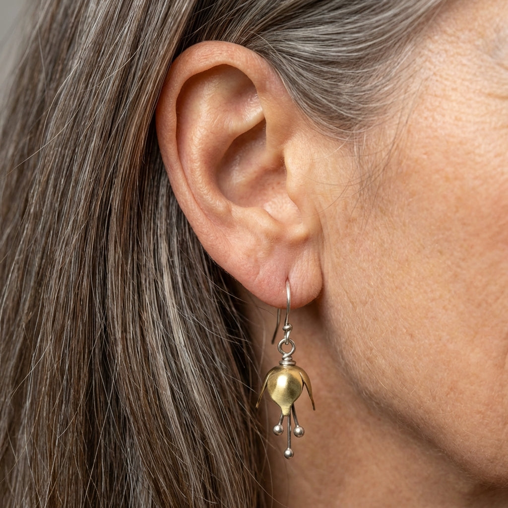 Flower Drop Earrings