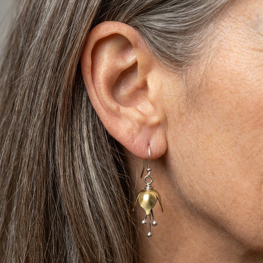 Flower Drop Earrings