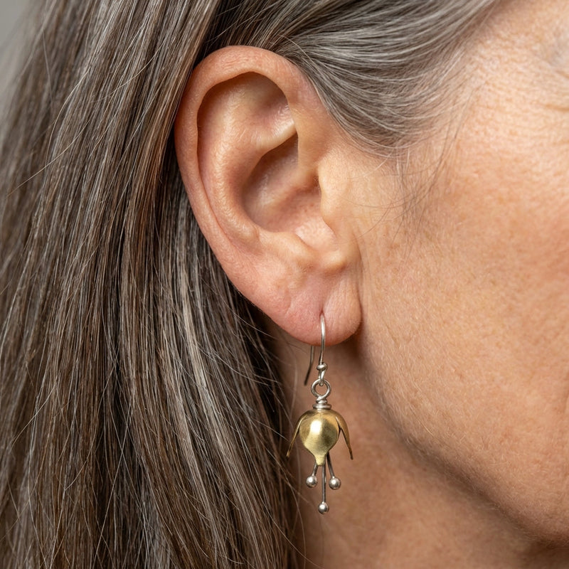 Flower Drop Earrings