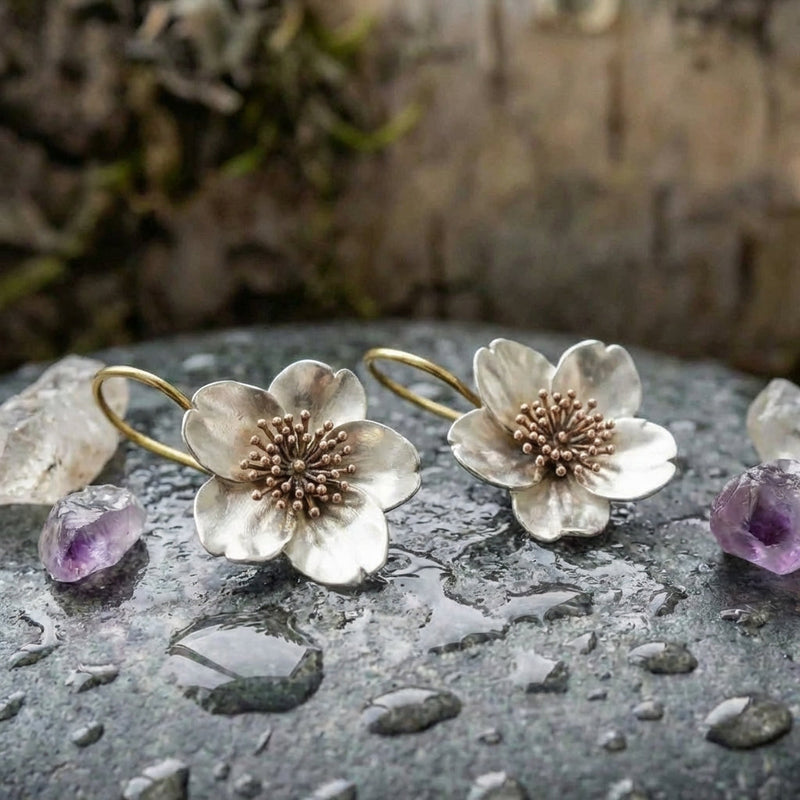 Vintage Flower Earrings
