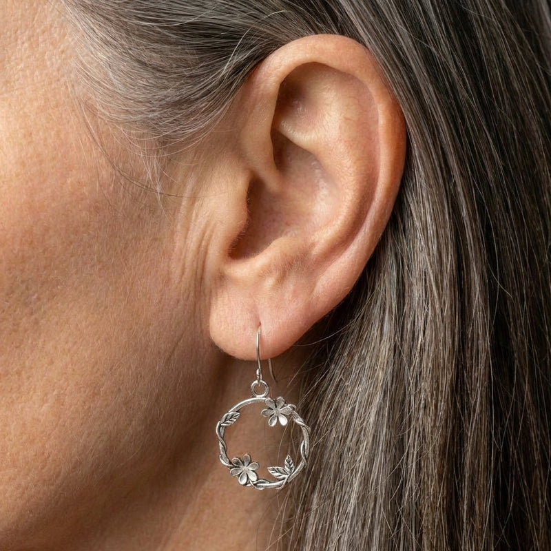 Flower Wreath Earrings