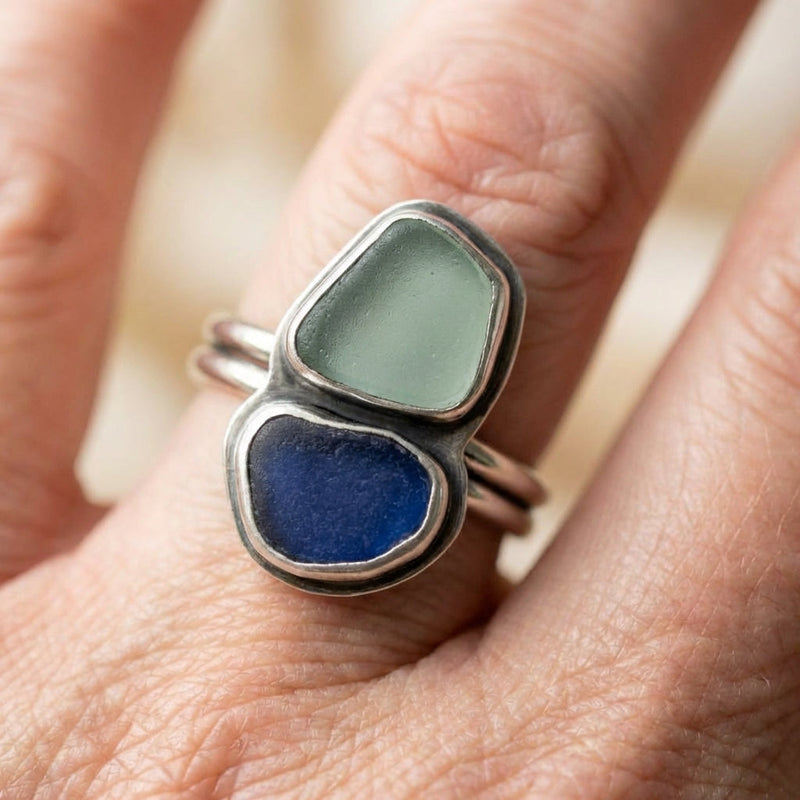 Geometric Stone Ring
