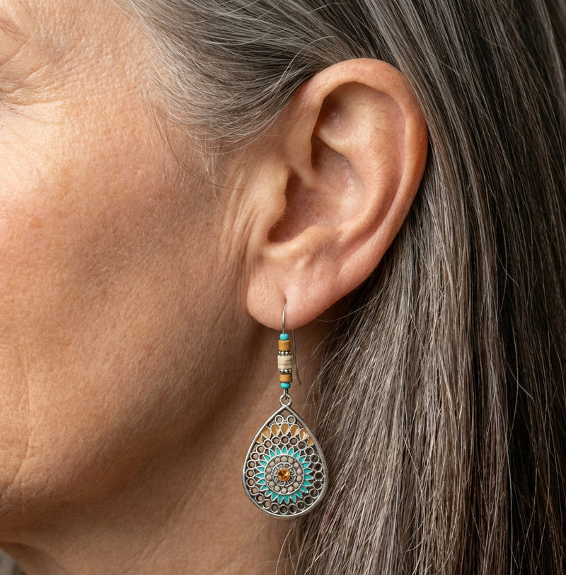 Handmade Beads Drop Earrings