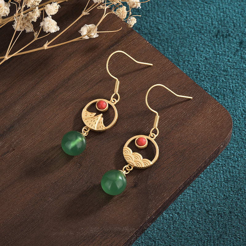 Vintage Jade Earrings