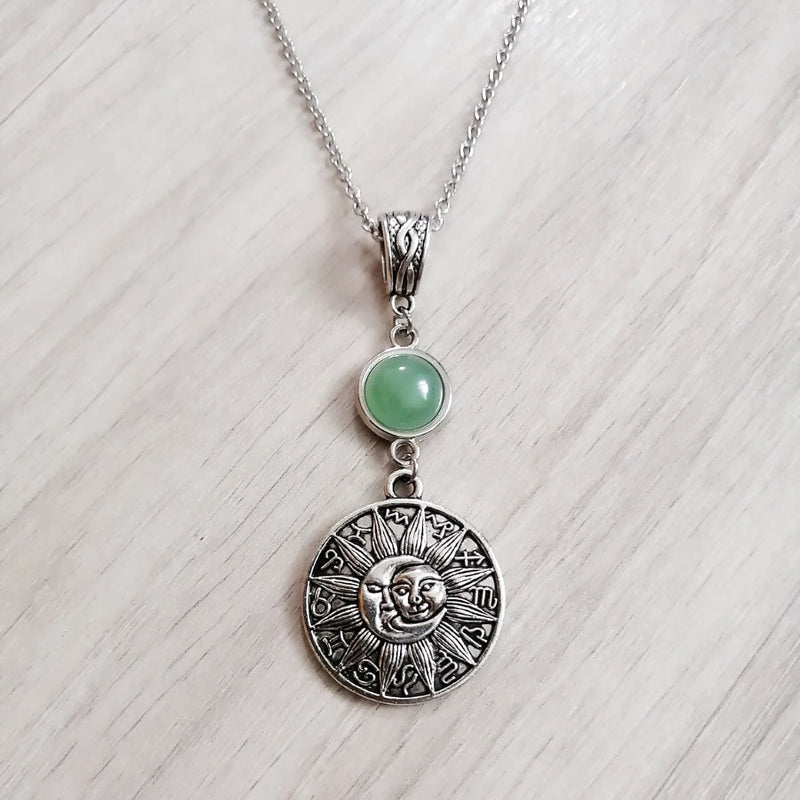 Vintage Jade Zodiac Necklace