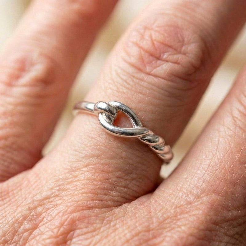 Knot Heart Ring