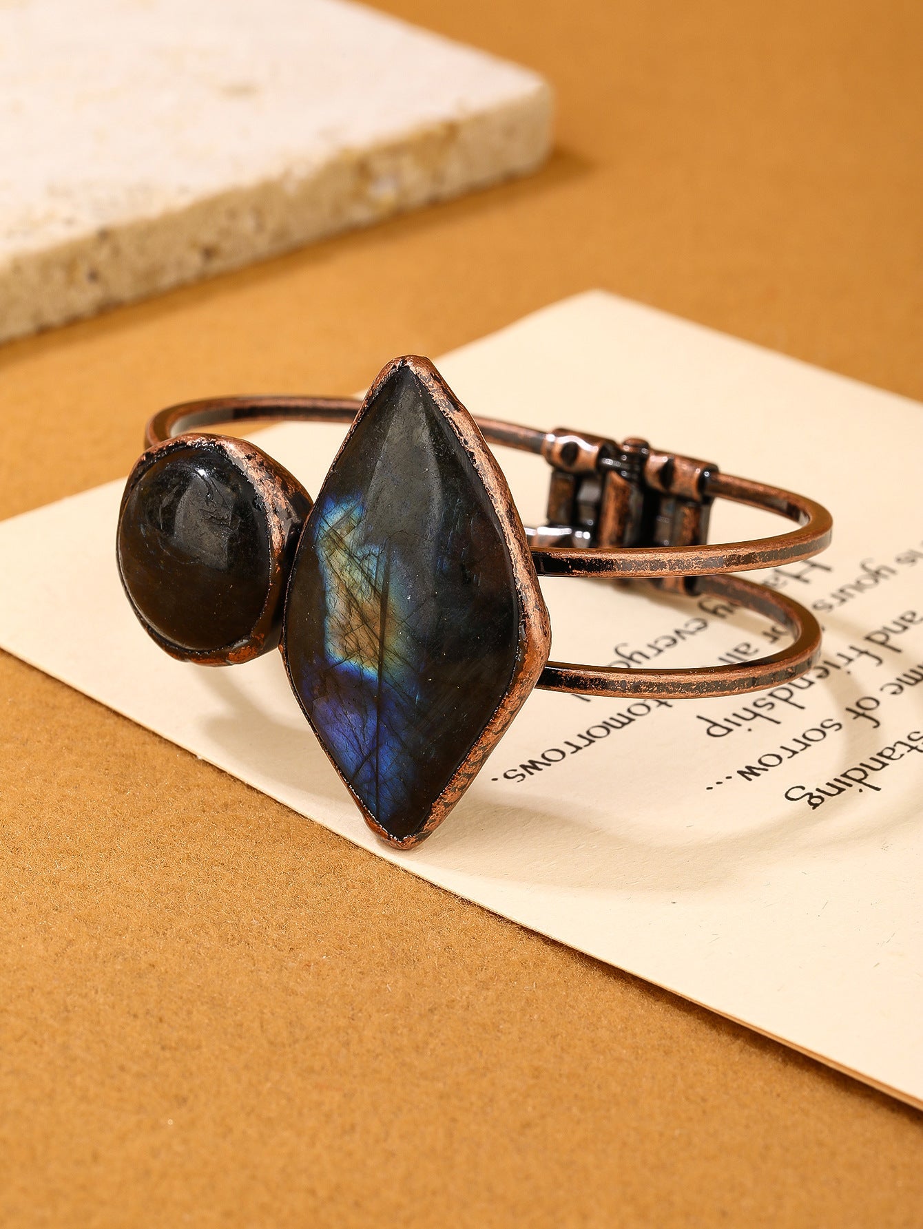 Vintage Labradorite Cuff