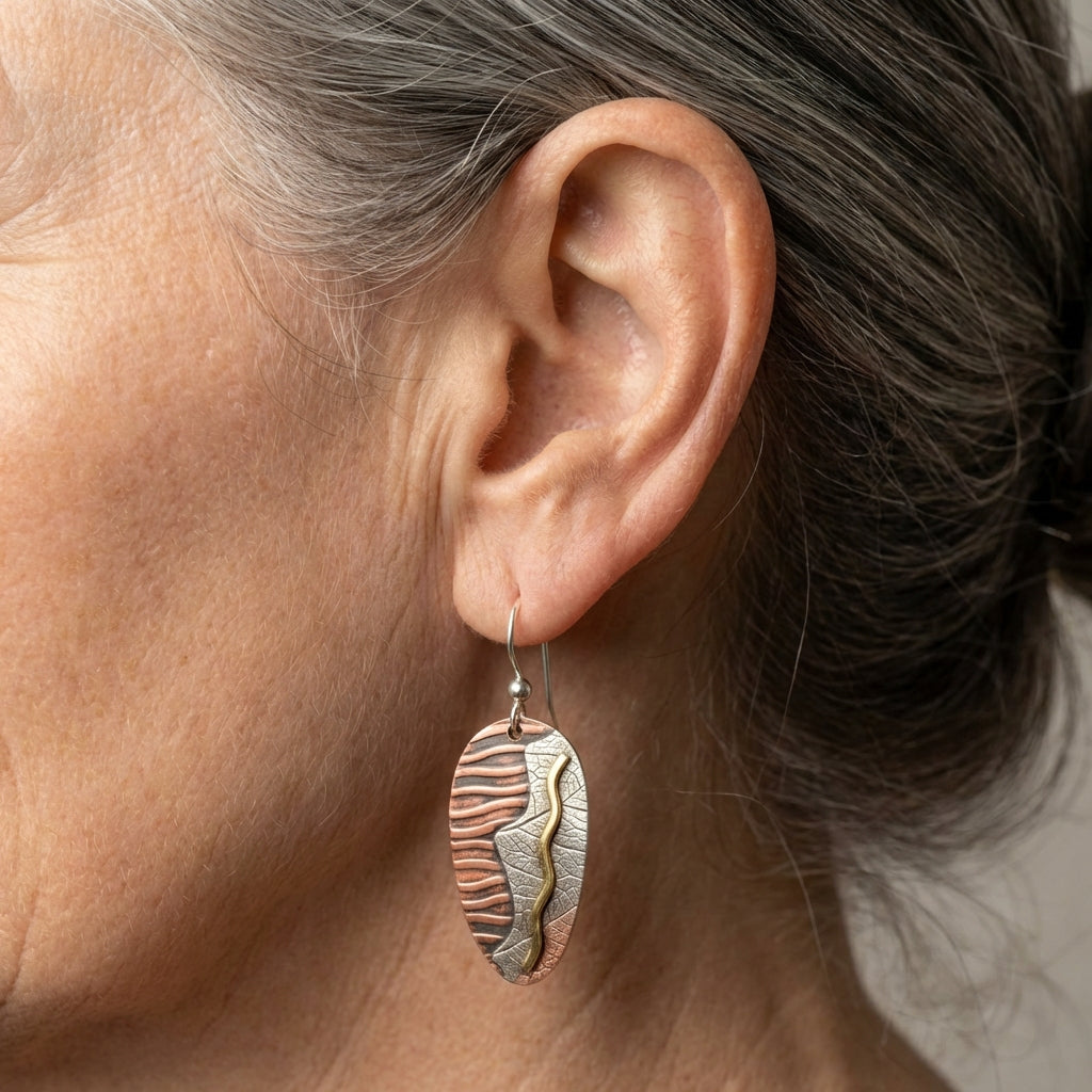 Leaf Drop Earrings