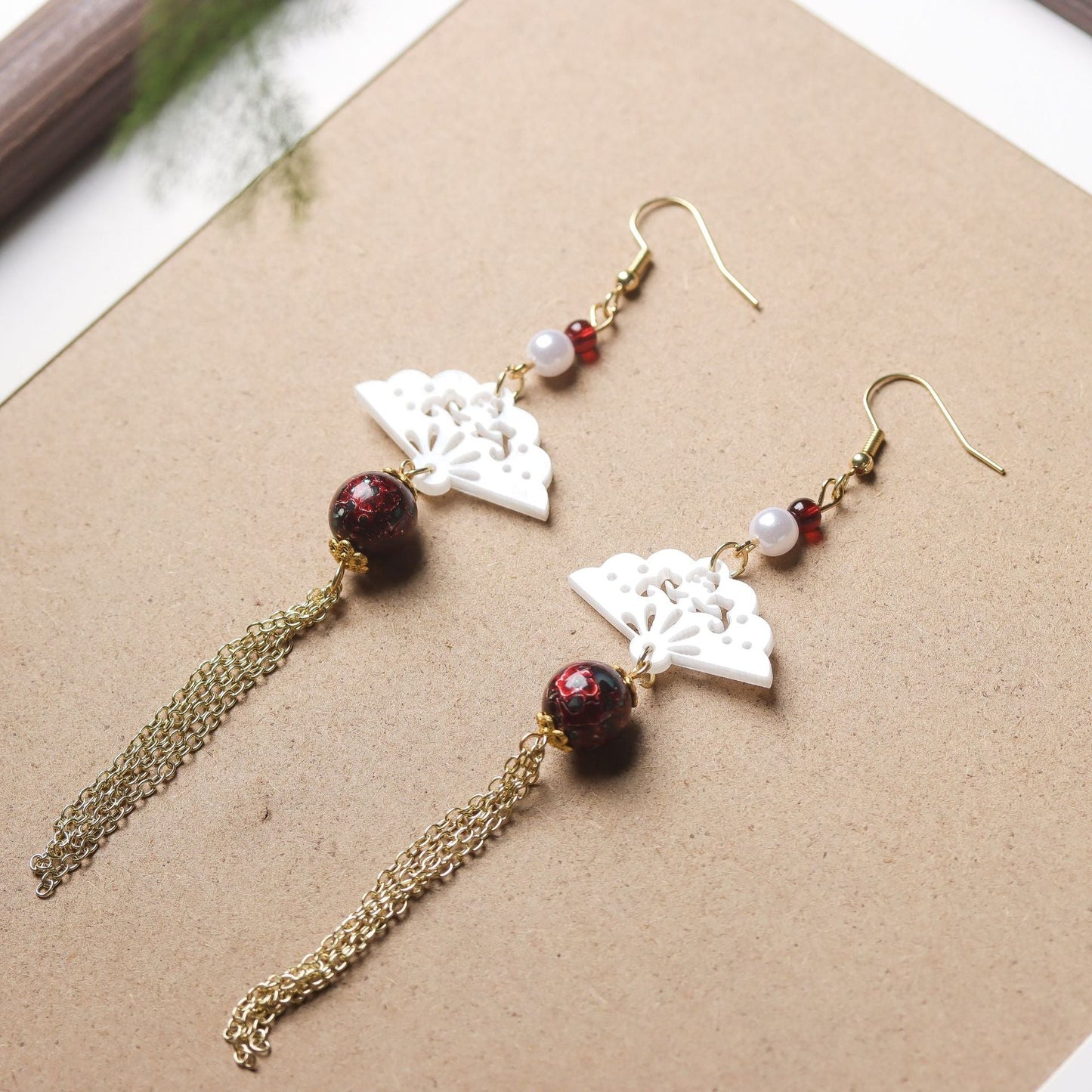 Vintage Leaf Earrings