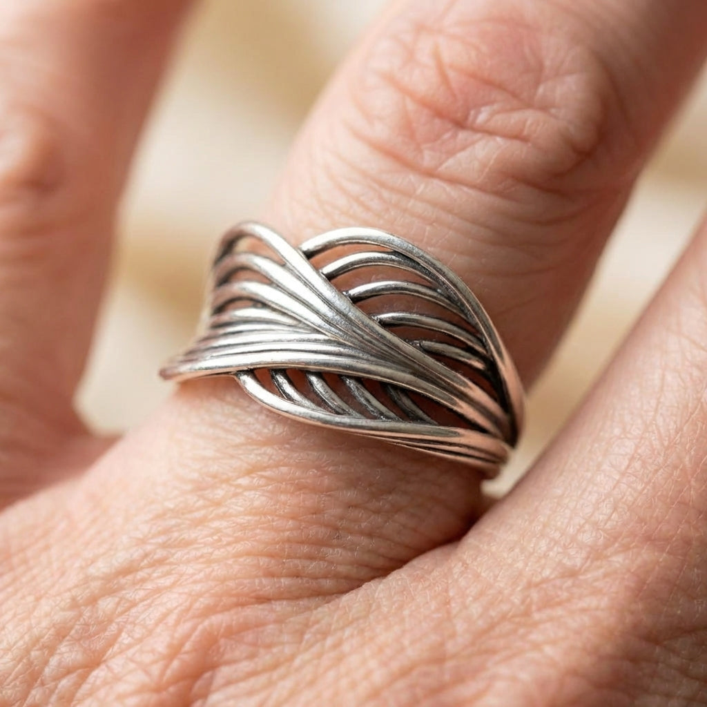 Leaf Silver Ring
