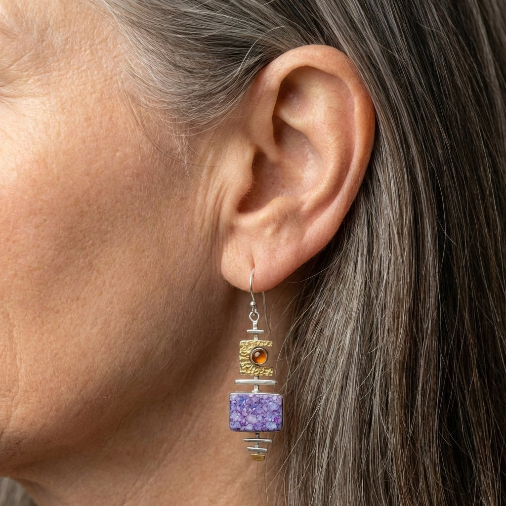 Lila Stein Old Earrings