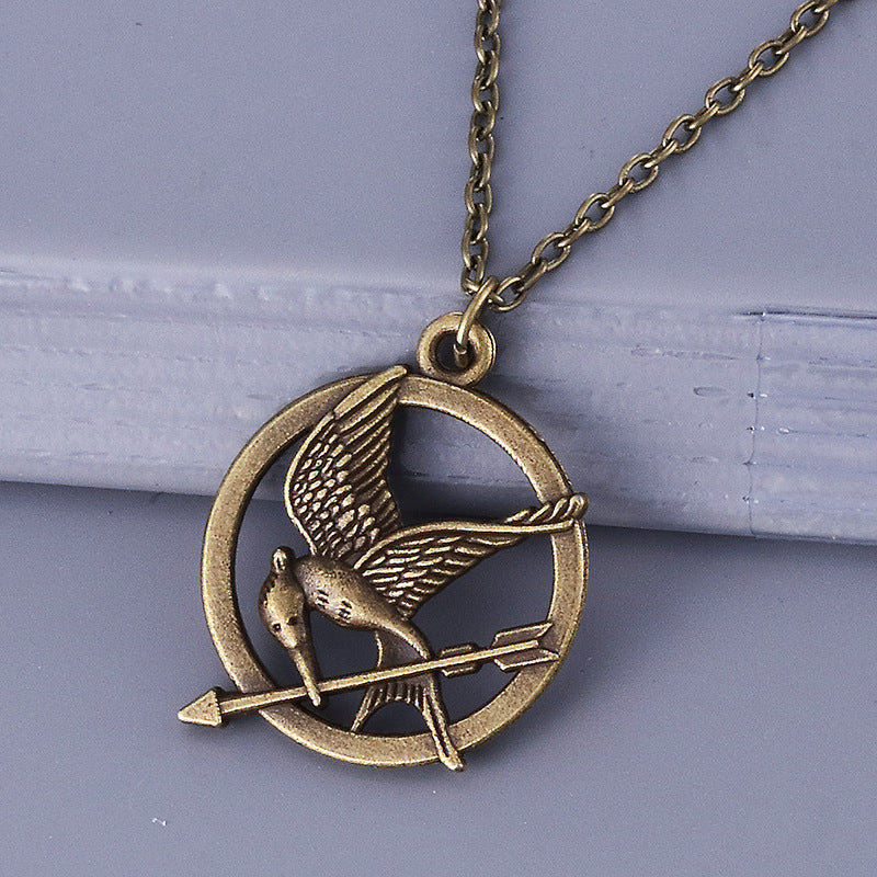 Vintage Mockingjay Necklace