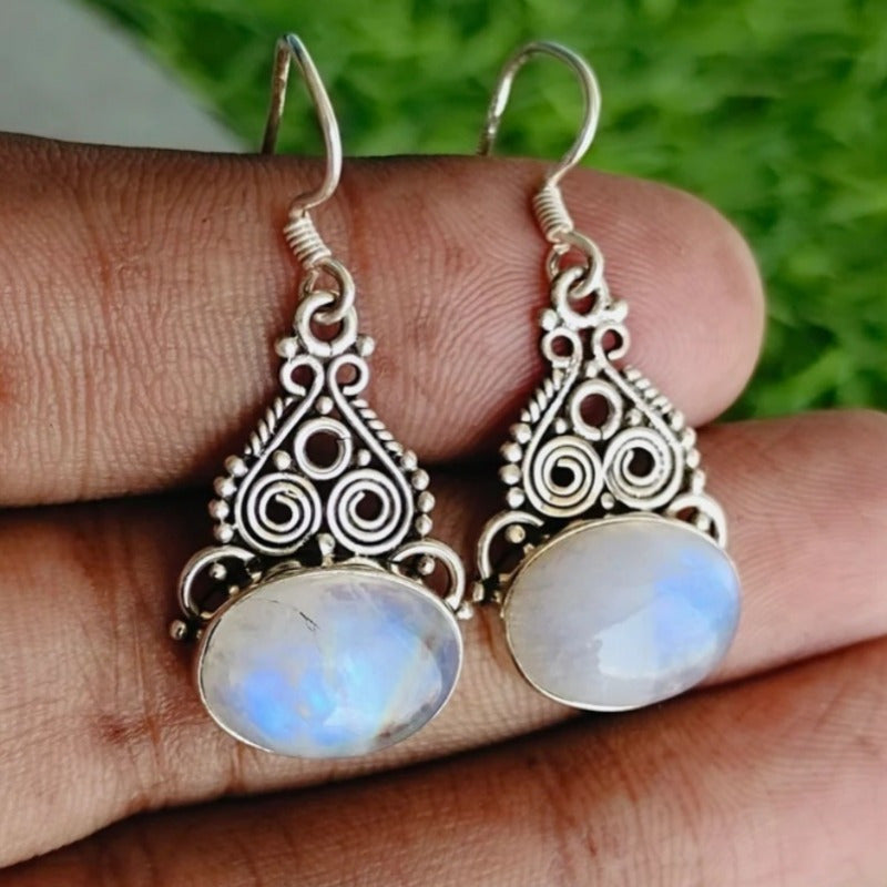 Vintage Moonstone Earrings