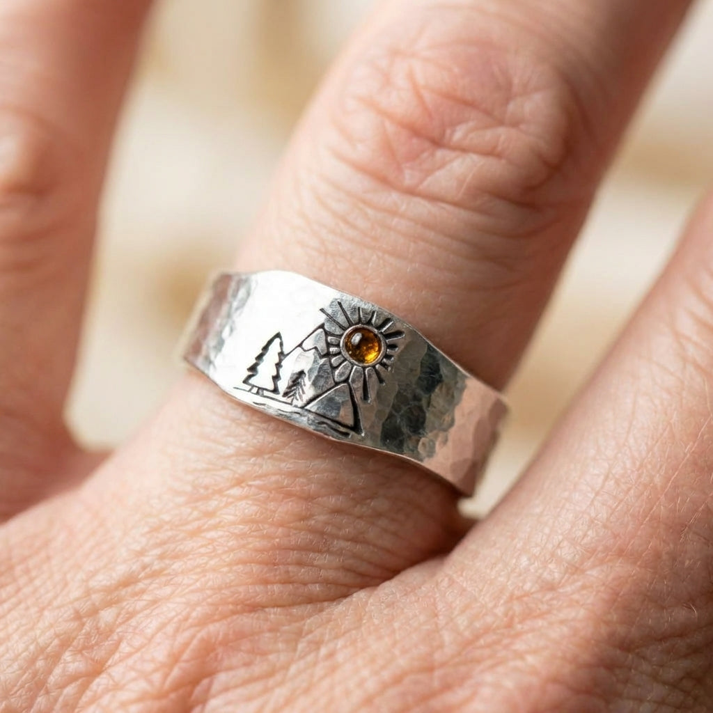 Mountain Sunset Ring