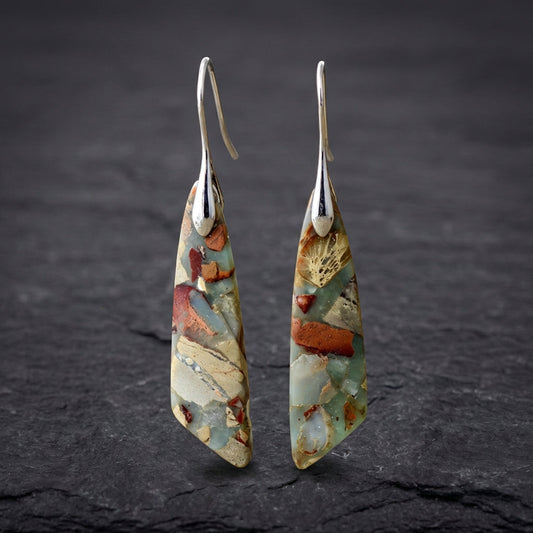 Vintage Nature Stone Earrings