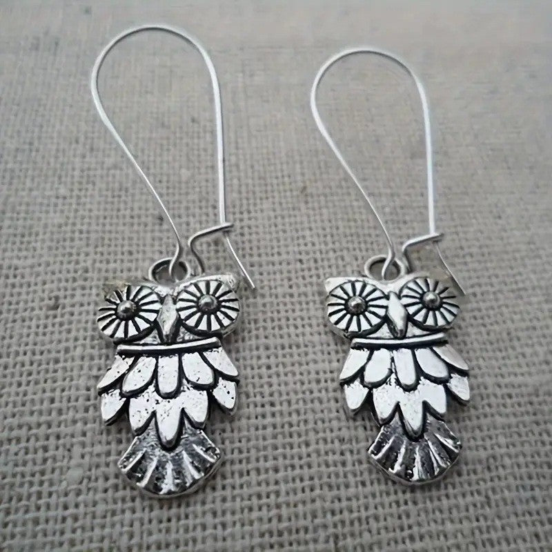Vintage Owl Earrings