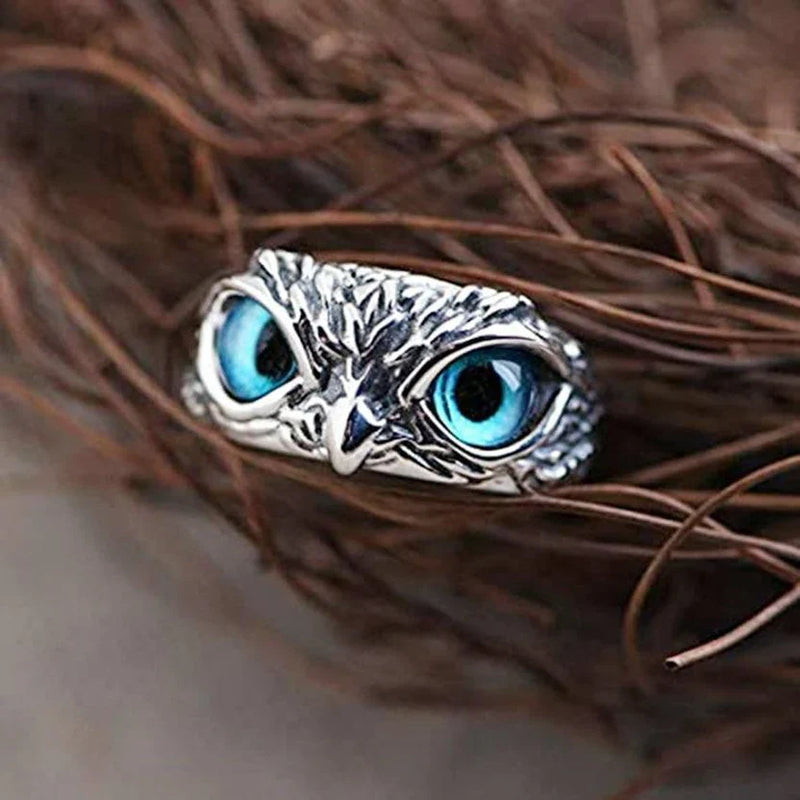 Vintage Owl Eyes Ring