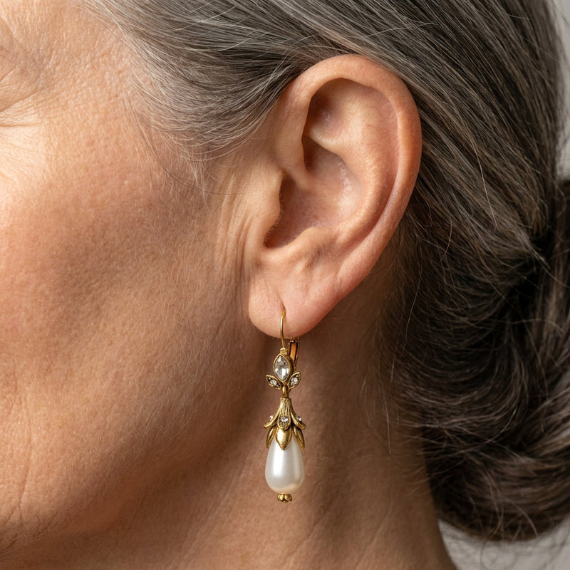 Pearl Dangle Earrings