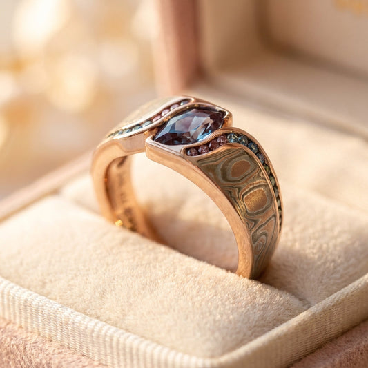 Vintage Prifddinas Eye Glass Ring