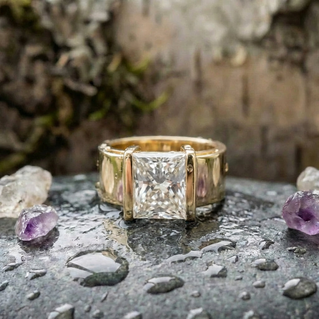 Vintage Princess Cut Ring