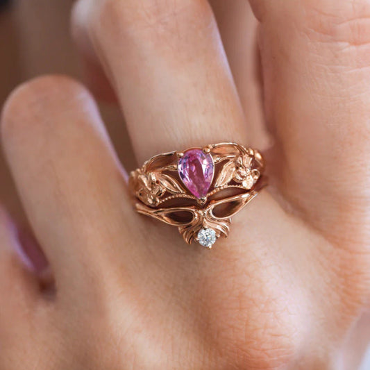 Vintage Purple Sapphire Ring