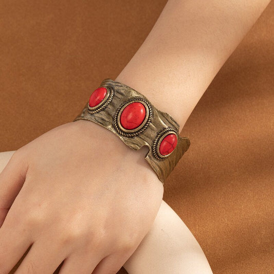 Vintage Red Coral Bracelet