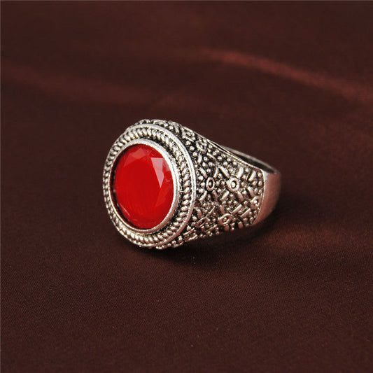 Vintage Red Stone Ring