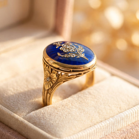 Vintage Royal Sapphire Ring