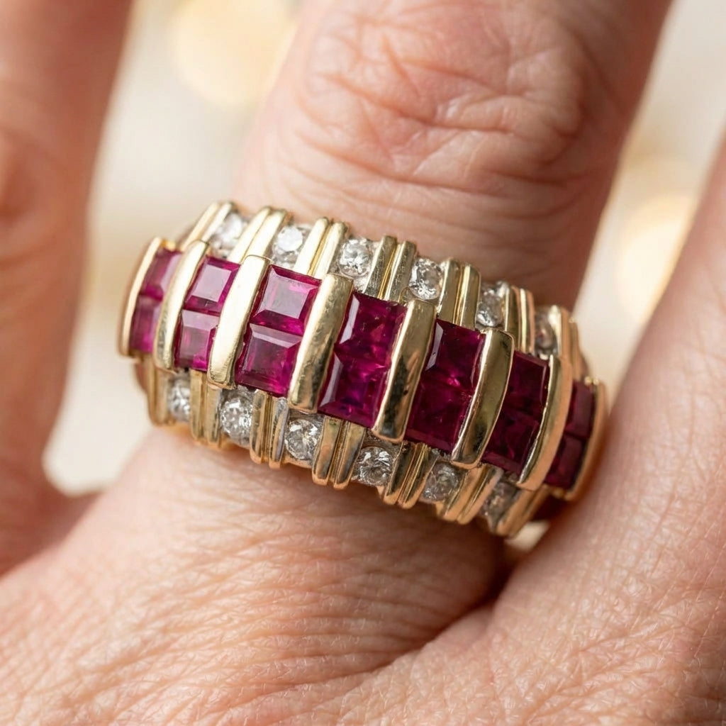 Ruby Diamond Ring