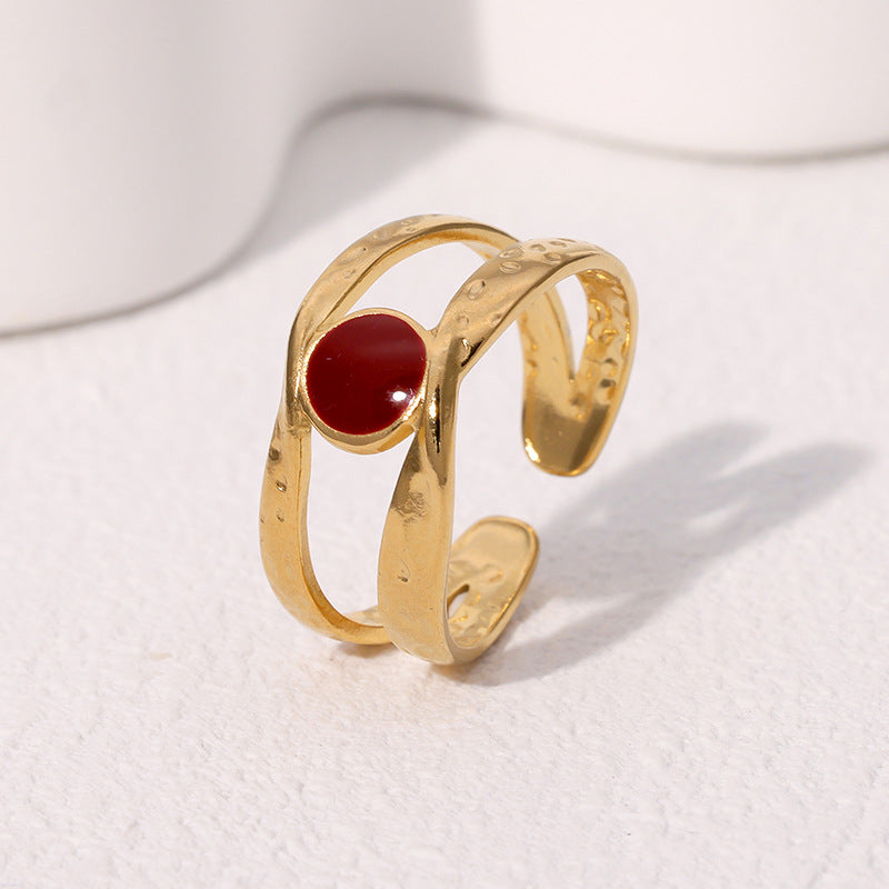 Vintage Ruby Gold Ring