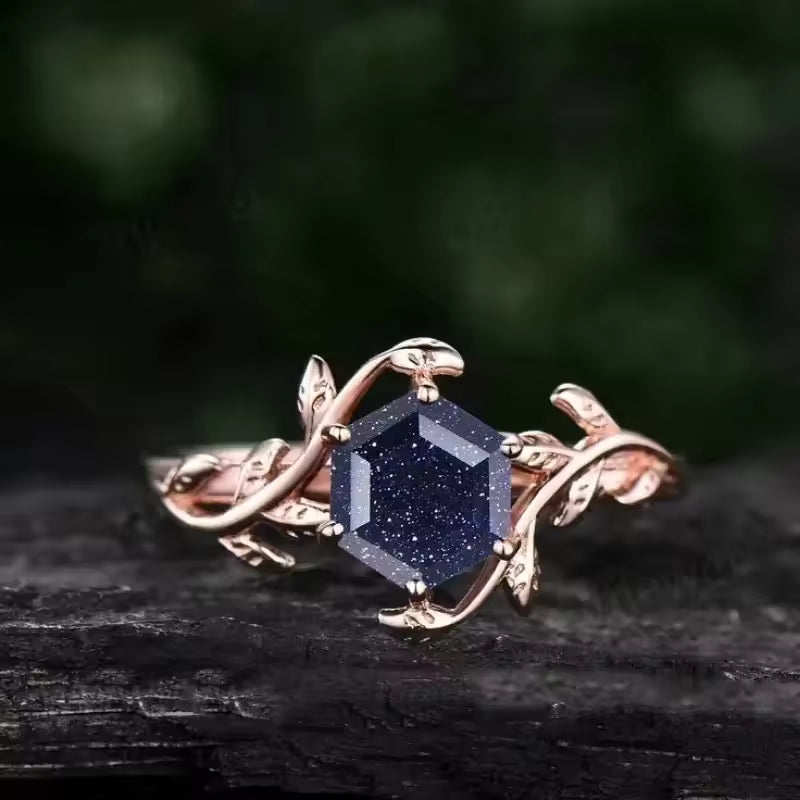 Vintage Sapphire Branch Ring