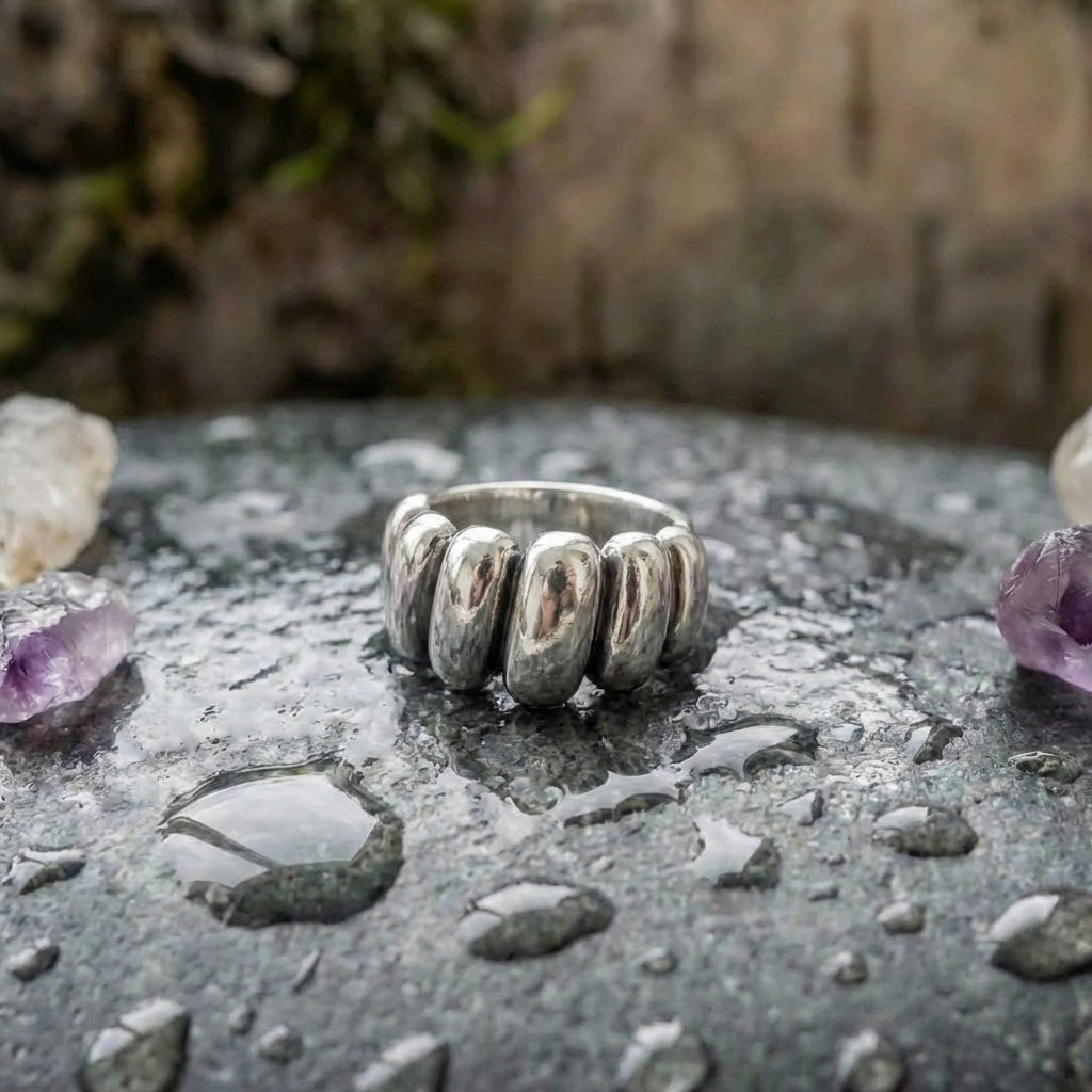 Vintage Silver Geometric Ring