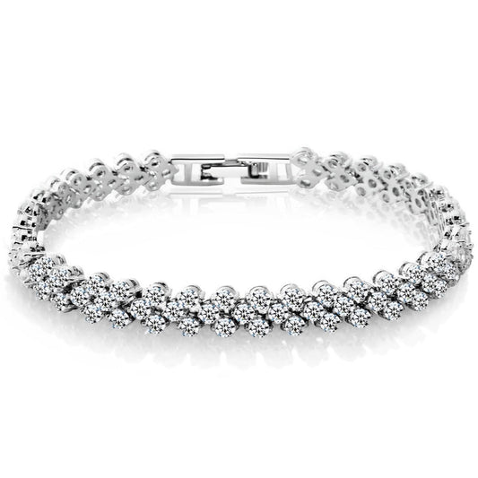 Vintage Silver Triple Row
