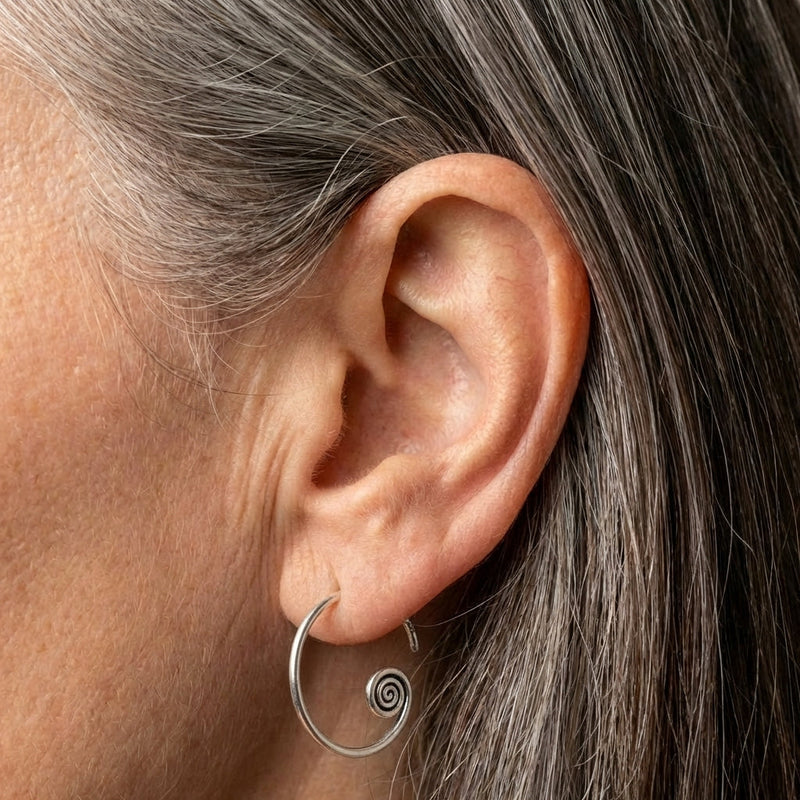 Spiral Dangle Earrings