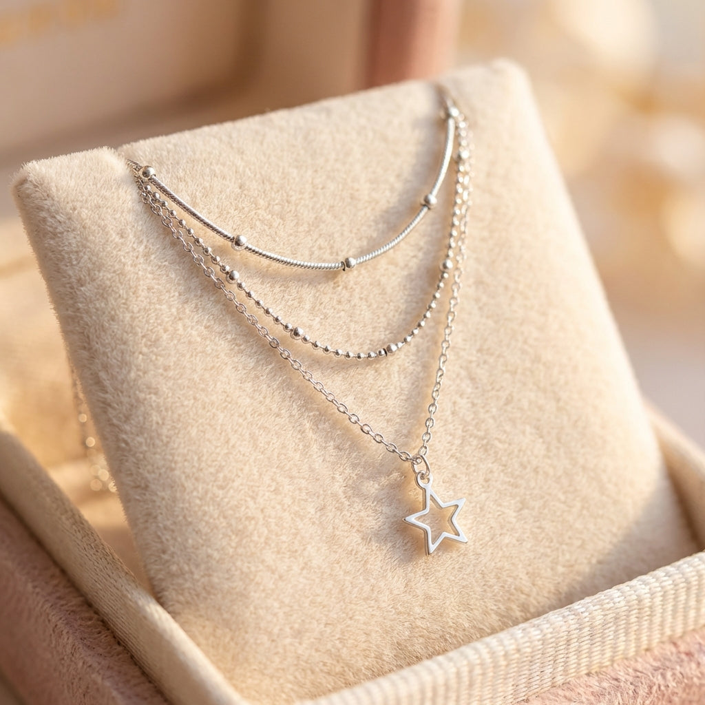 Vintage Star Necklace