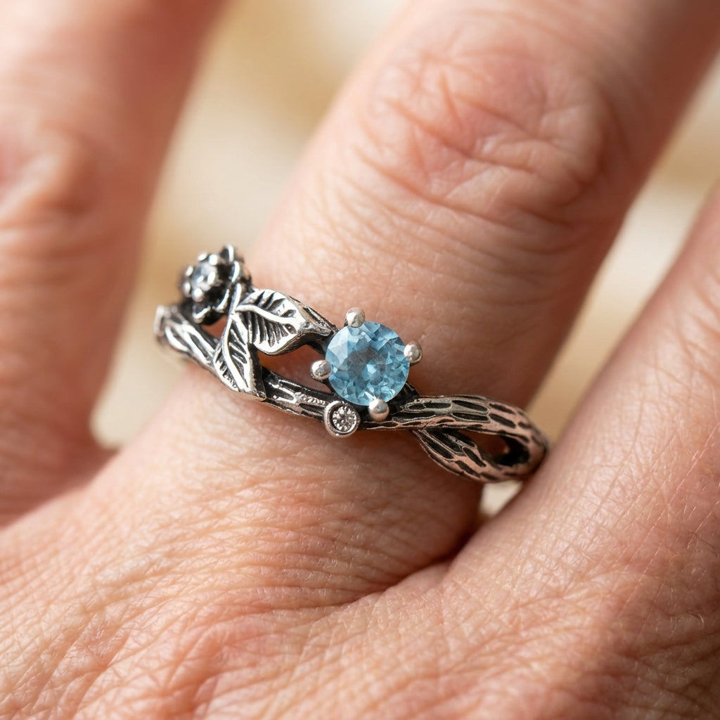 Topaz Branch Ring