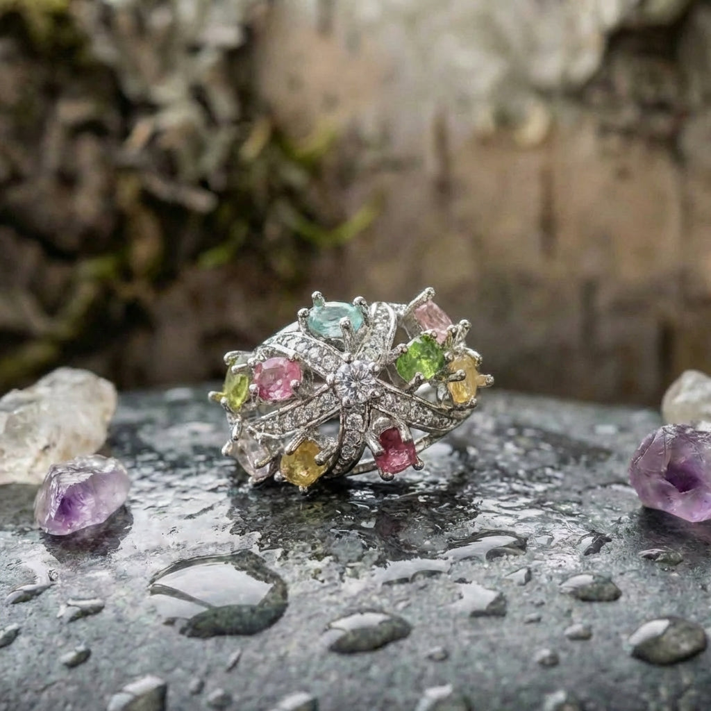 Vintage Tourmaline Cocktail Ring
