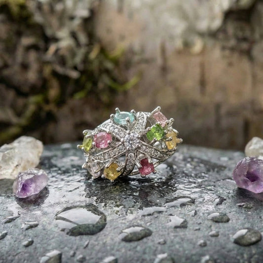 Vintage Tourmaline Cocktail Ring