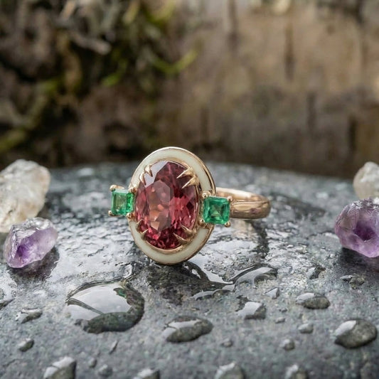 Vintage Tourmaline Statement Ring
