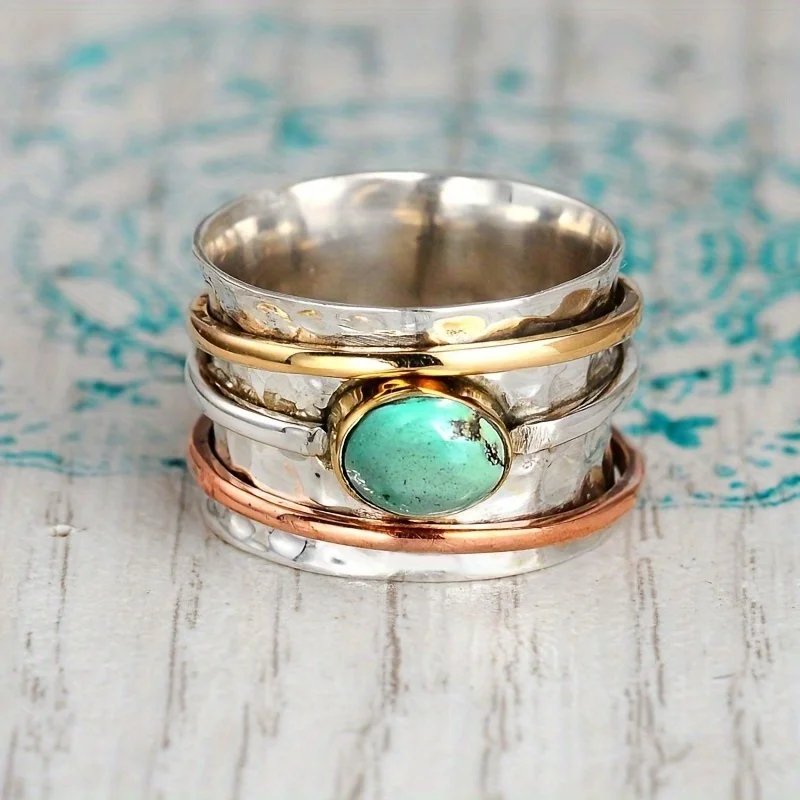 Vintage Turquoise Statement Ring