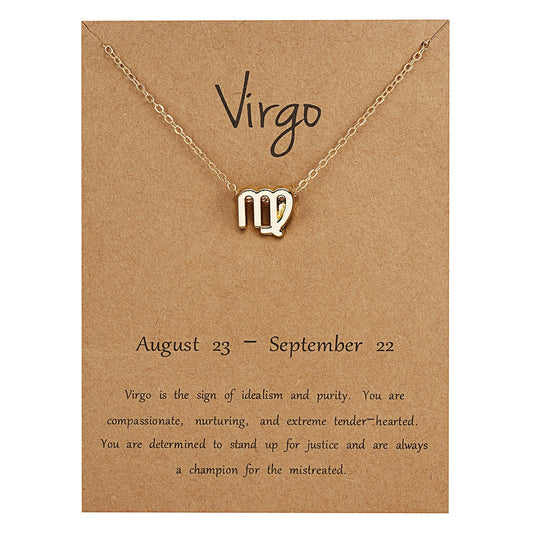 Virgo Zodiac Necklace